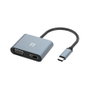 XTREMEMAC XWH-ACVH-13 Adaptador USB-C a VGA Gris