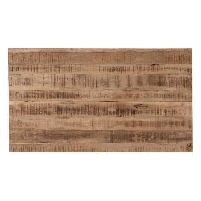 Mesa Comedor Natural-Negro 180 X 90 X 76 cm