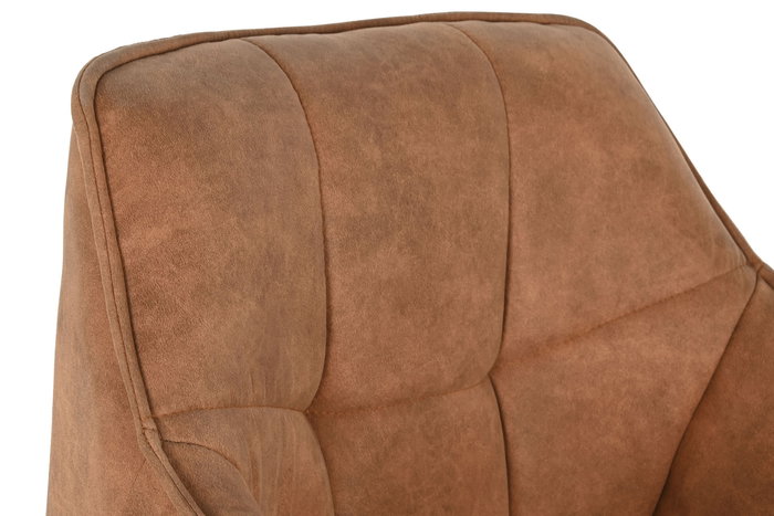 DKD Home Decor Taburete Loft Camel Negro 60 x 107 x 59 cm