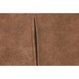 DKD Home Decor Taburete de Microfibra y Metal Camel y Negro