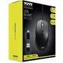 Port Designs Ratón con Cable Silencioso para PC - Negro