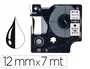 Q-connect Cinta compatible para rotuladora DYMO negro-blanco 12 mm x 7 m
