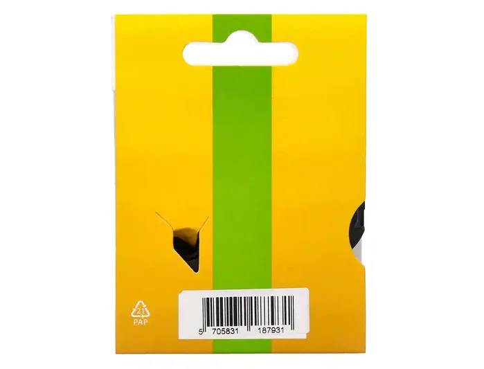 Q-connect Cinta compatible para rotuladora DYMO negro-blanco 12 mm x 7 m