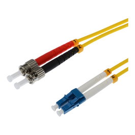 Helos Cable de fibra óptica OS2 LC/ST amarillo 2,0m