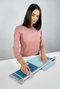 Dahle Cizalla de Rodillo 507 A4 Gris/Azul