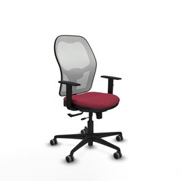 PIQUERAS Y CRESPO Silla de oficina Jorquera Granate y Blanco