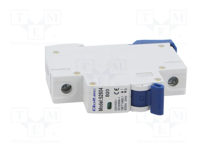 QOLTEC Interruptor magnetotérmico 20A 1 polo