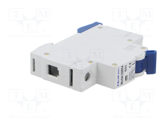 QOLTEC Interruptor magnetotérmico 20A 1 polo