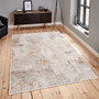 Conceptum Alfombra 80x150 cm Crema 100% Algodón Lavable a Máquina Antideslizante Wooson1l059