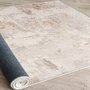 Conceptum Alfombra 80x150 cm Crema 100% Algodón Lavable a Máquina Antideslizante Wooson1l059