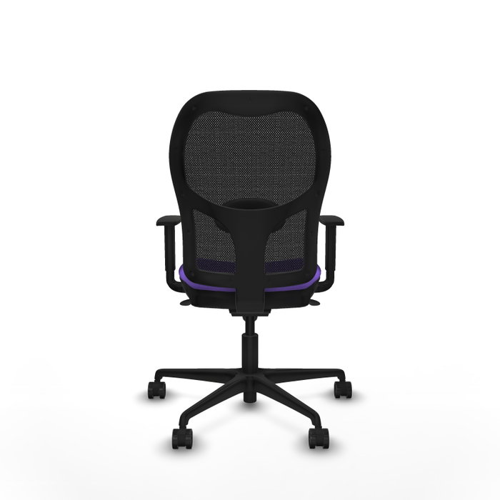 PIQUERAS Y CRESPO Silla de oficina Jorquera con mecanismo Sincro, Lila y Negro PIQUERAS Y CRESPO Silla de oficina Jorquera con mecanismo Sincro, Lila y Negro