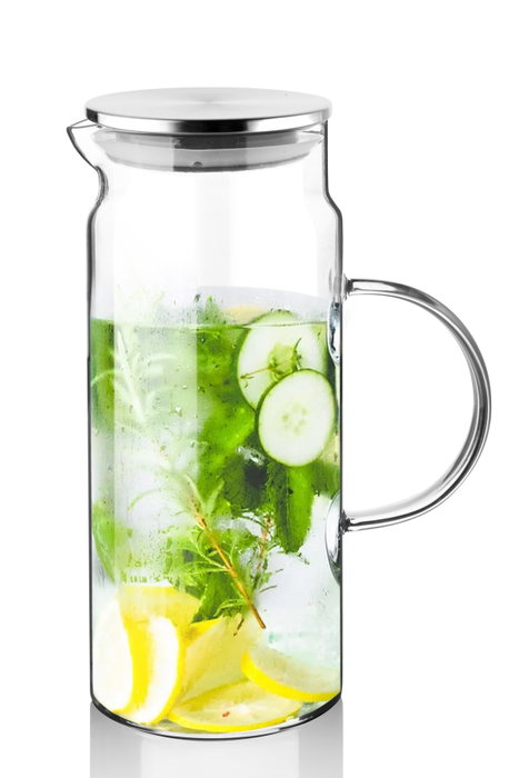 Hermia Jarra de Vidrio Borosilicato Resistente al Calor C-BQ-S-2 - 1300 ml Hermia Jarra de Vidrio Borosilicato Resistente al Calor C-BQ-S-2 - 1300 ml