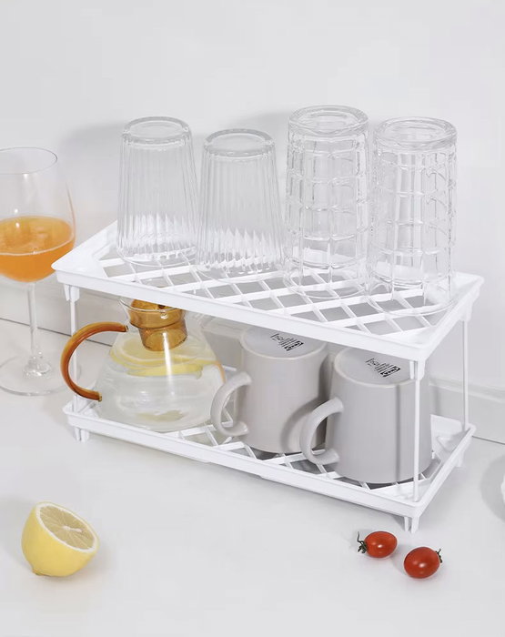 Inde Estante Plegable Organizador, 34.5 cm x 13.8 cm x 15.5 cm (24 Unidades)