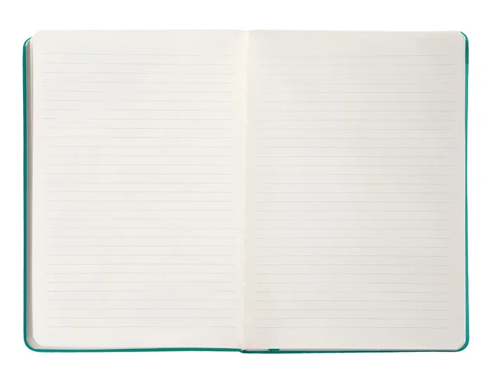 Antartik Cuaderno A5 Tapa Dura Hojas Rayas Turquesa 100 Hojas 80gr FSC