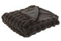 DKD Home Decor Manta Urban Marron Polyester 240 x 1 x 220 cm Colección Rabit fur april 24 a