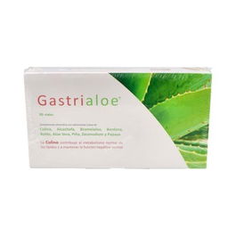 MARGAN Gastrialoe 20Amp. Apoyo al Funcionamiento Digestivo con Aloe Vera, Piña y Colina