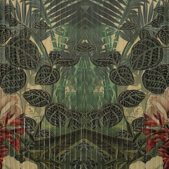 Lámpara Techo Paisaje Bambú 40 X 42 X 30 cm