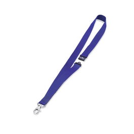 Durable Pack de 10 cintas para portanombres con cierre de seguridad, azul oscuro