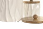 DKD Home Decor Set de 2 Joyeros de Mango con Tapa Lacado Blanco