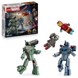 LEGO Marvel Iron Man y Máquina de Guerra vs. Drones de Hammer 76320