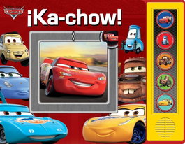 PI KIDS, Disney Pixar: Cars - Rayo McQueen, Mate, y más! - ¡Ka-chow! - Traza la pista - Libro interactivo con sonidos