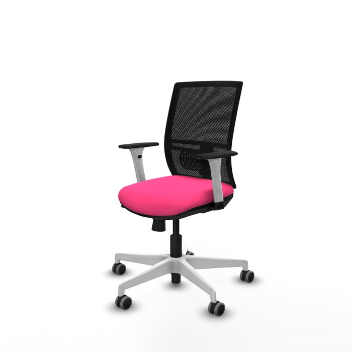 PIQUERAS Y CRESPO Silla de oficina Yunquera Rosa y Negro PIQUERAS Y CRESPO Silla de oficina Yunquera Rosa y Negro
