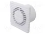 ORNO Ventilador axial AC 230V blanco
