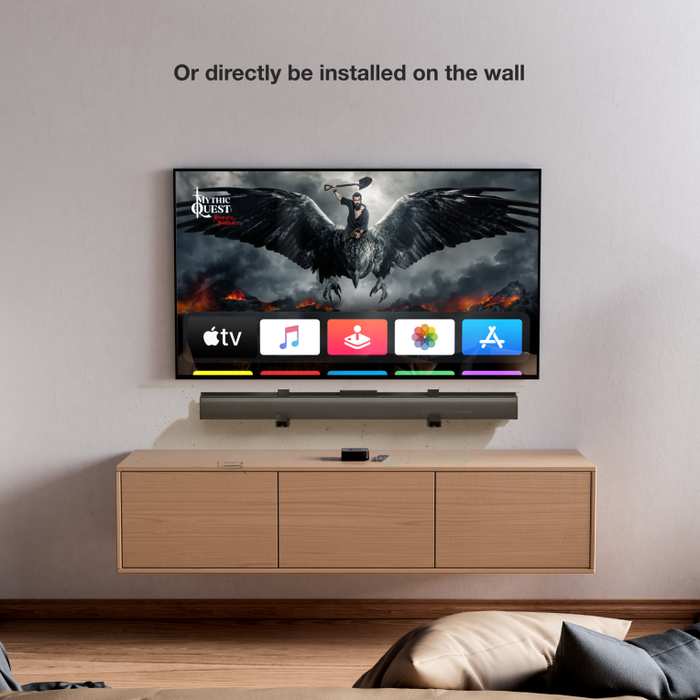 TooQ TQSBM-01 Kit de Montaje para Barra de Sonido Negro 15 kg