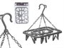 Arte Regal Tendedero Rectangular Gris Plástico PP 31x28x24 cm (Set de 24)