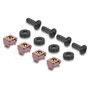 DeLOCK 67433 Tapa trasera de 10 pulgadas para rack de 3U con 3 ventiladores, Gris Oscuro