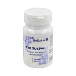 Heliosar Calsuspag Calcium Sulfuricum 60 Cápsulas | Contribuye al metabolismo energético y división celular