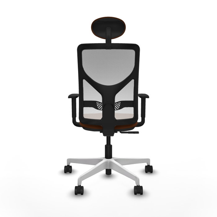 PIQUERAS Y CRESPO Silla de oficina Motilla con mecanismo Sincro, Marrón y Blanco PIQUERAS Y CRESPO Silla de oficina Motilla con mecanismo Sincro, Marrón y Blanco