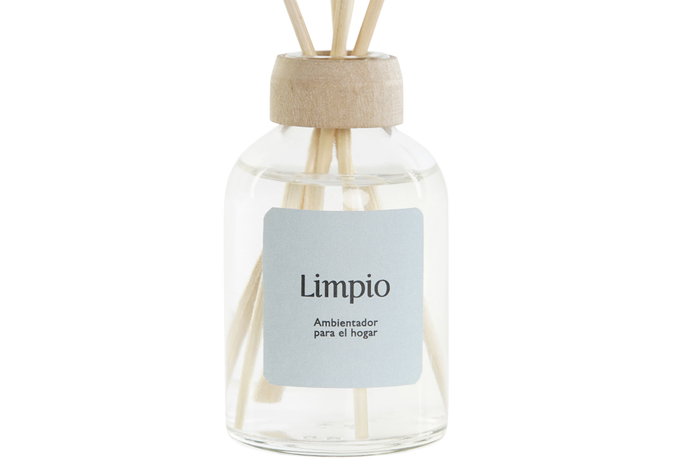 DKD Home Decor Ambientador Mikado Cristal Limpio 50 ml (Pack de 6)