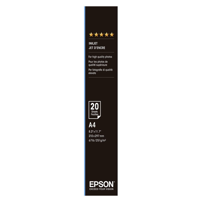 Epson Premium Semi-Gloss Photo Paper A4 20 hojas Epson Premium Semi-Gloss Photo Paper A4 20 hojas