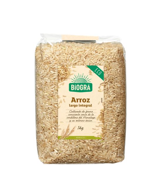 BIOGRA Arroz Largo Integral BIO 1kg