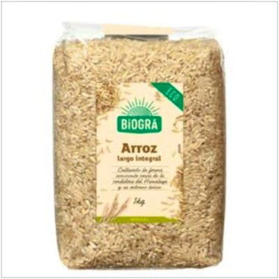 BIOGRA Arroz Largo Integral Bio 1kg BIOGRA Arroz Largo Integral Bio 1kg
