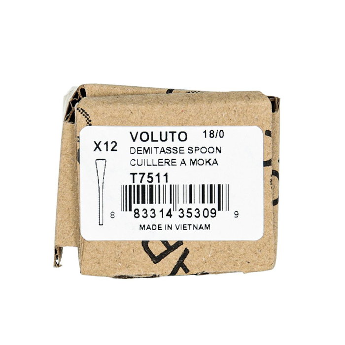 Caja 12 Cucharillas Moka Inox Voluto Arcoroc 11,5 cm-1,6M