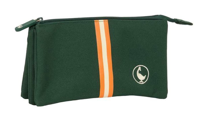 Safta Portatodo Triple El Ganso Basics Green 22x12x3 cm