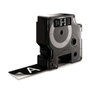 Dymo Cinta D1 Blanco sobre negro 24mm x 7m