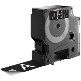 DYMO Cinta LM D1 24mmx7m Blanco/negro
