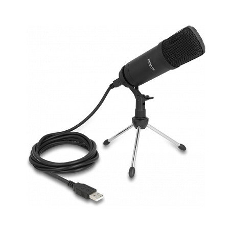 DeLOCK Micrófono de condensador USB profesional 24 Bit / 192 kHz