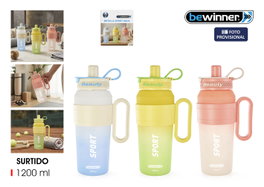 Bewinner Botella Sport Agua Multicolor 1200ml