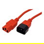 ROLINE CABLE IEC 320 C14 a C13, 0.8 m, Rojo, 250V 10A, Conector Macho/Hembra, ROLINE 19.08.1525