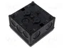 SPELSBERG ABOX-040-L/SW Caja de conexiones IP66 negra