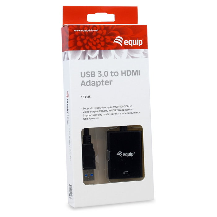 Equip Adaptador USB 3.0 a HDMI 1920x1080/60Hz Negro