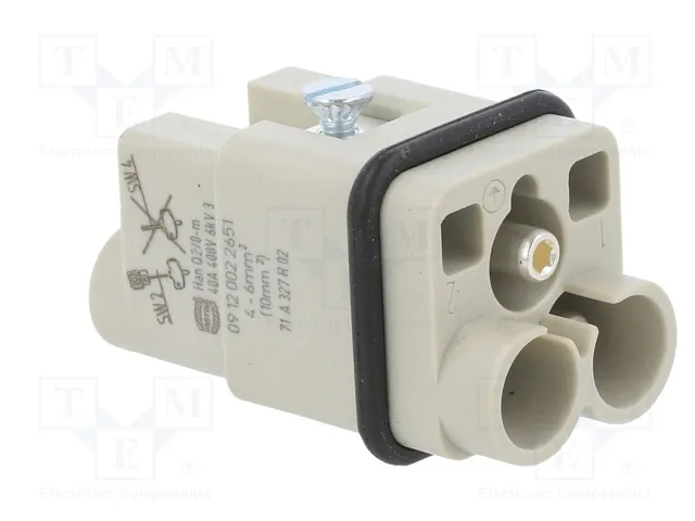 HARTING Han Q Plantilla de contacto macho HDC