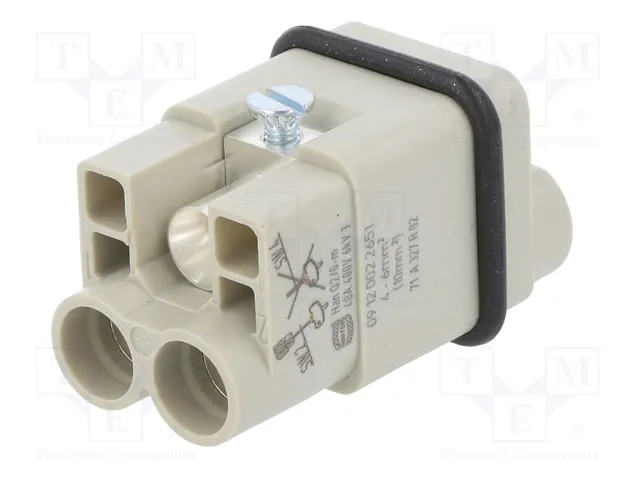 HARTING Han Q Plantilla de contacto macho HDC