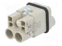 HARTING Han Q Plantilla de contacto macho HDC