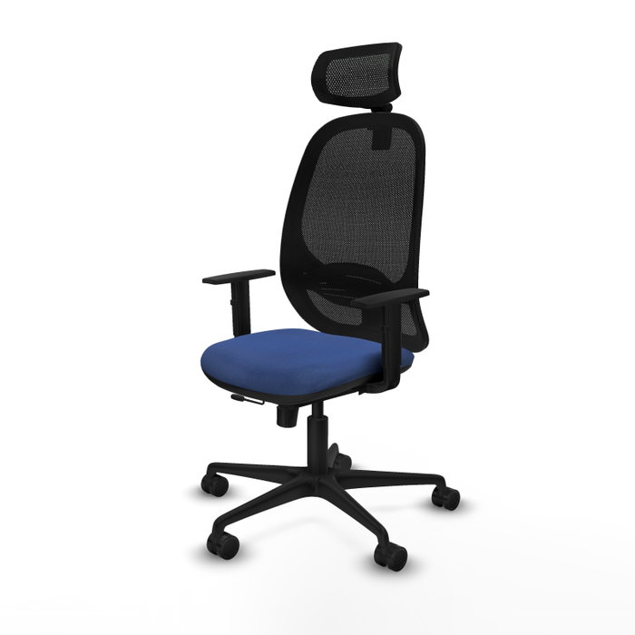 PIQUERAS Y CRESPO Silla de oficina Cilanco Azul marino y Negro PIQUERAS Y CRESPO Silla de oficina Cilanco Azul marino y Negro