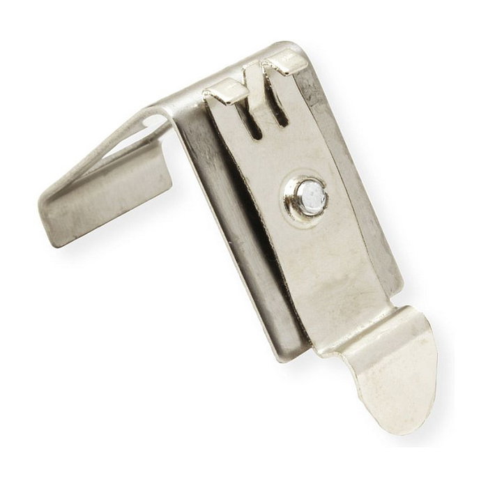 VALUE Adapter para Hutschienen Keystone 1 mm, Acero Inoxidable, 21.99.3008